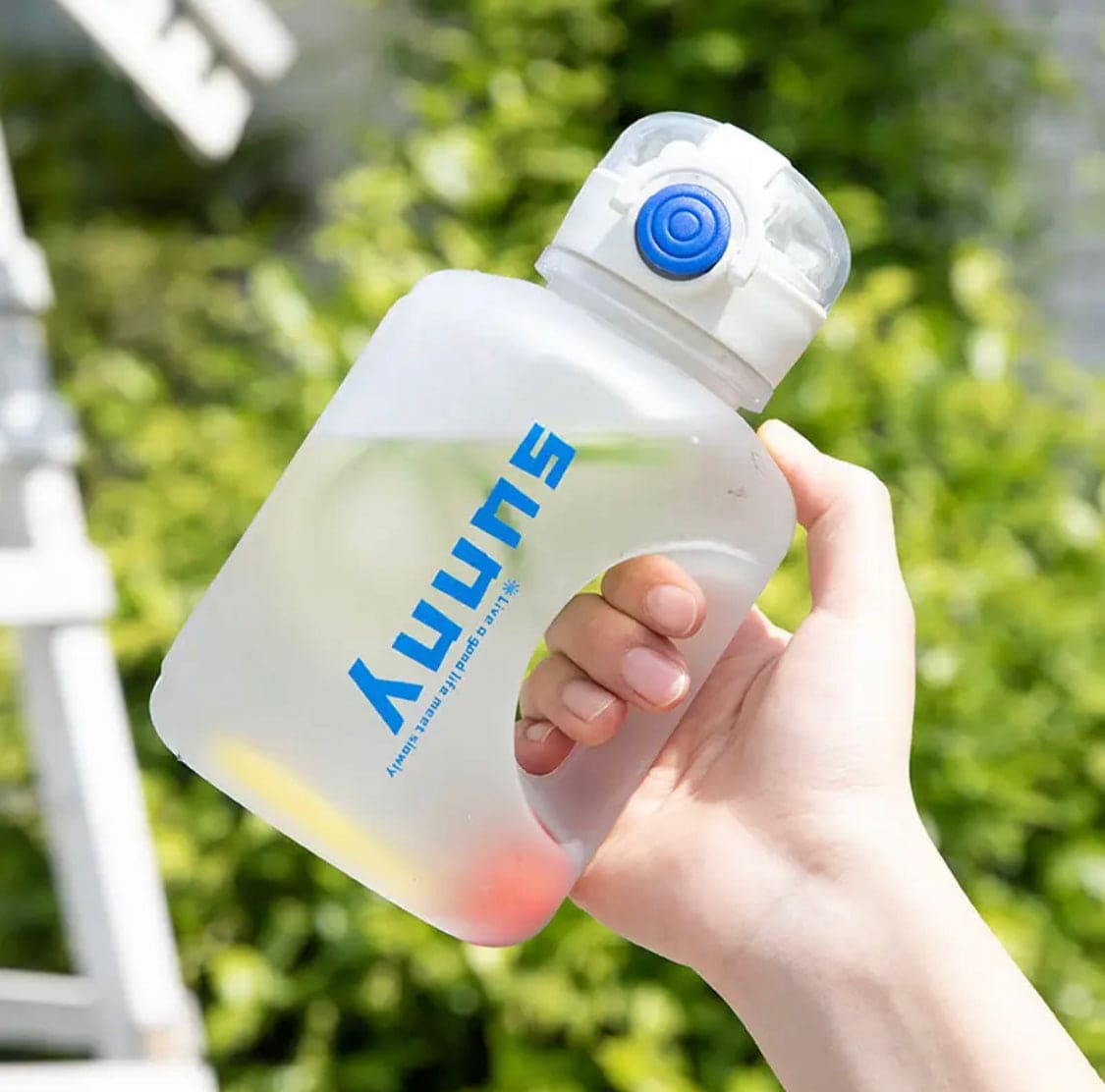 1L Sunny Water Bottle With Straw, Transparent Frosted Plastic Water Bottle, 1000ml Portable Climbing Travel Drink Cup, Outdoor Gradient Drink Bottle, Plastic Reusable Water Cup 1L Sunny Water Bottle With Straw, Transparent Frosted Plastic Water Bottle, 1000ml Portable Climbing Travel Drink Cup, Outdoor Gradient Drink Bottle, Plastic Reusable Water Cup